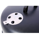 Heavy Duty Round Bbq Grill 17" Steel Charcoal Smoker For Outdoor Cooking - Black by HouseOfZazla