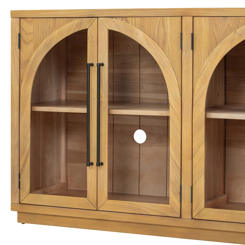 TREXM 4-Door Large Storage Sideboard Buffet Cabinet, photo 10 of 10
