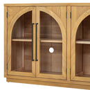 TREXM 4-Door Large Storage Sideboard Buffet Cabinet