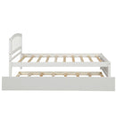 Platform Bed Wood Bed Frame With Trundle by HouseOfZazla