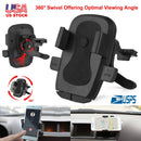 Car Phone Mount Universal 360¡ Rotation Phone Holder Air Vent Car Phone Mount Stand for iPhone XS/XS Max/XS/X Galaxy S10/S9+/S8 Google Huawei