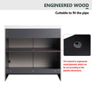 Modern Freestanding Bathroom Vanity With Soft Close Cabinet Doors by Unique Piece Furniture