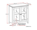 Cosmopolitan - Handcrafted Medium Storage Cabinet by HouseOfZazla