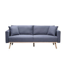 Easton - Fabric Sofa With USB Charging Ports Pockets And Pillows by HouseOfZazla
