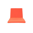 Waterproof Fabric Lounge Cushion With Rectangular Shape - Orange by HouseOfZazla