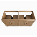 Fully Assembled 60'' Light Coffee Single Sink Bathroom Vanity