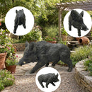 12.20' H x 21.26' L Resin Wild Boar Garden Statue by HouseOfZazla