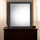 Eos - Mirror - Walnut & Black