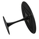 47.24"Modern Round Dining Table,Four Patchwork Tabletops with Black Color Solid Wood Grain Table Top,Metal Base Dining Table, End Table Leisure Coffee Table