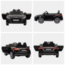 6V Kids Electric Ride On Car, Licensed Audi TT RS with Suspension System and Remote Control, Horn, 5 Songs, Lights, MP3 Player - Black