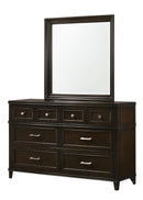 Merlot - Square Mirror - Mahogany by HouseOfZazla