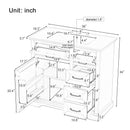 36" Bathroom Vanity With Sink, 2 Tip Out Drawers, Soft Close Hinges by HouseOfZazla