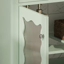 Modern Bathroom Vanity With Tempered Glass Doors by HouseOfZazla