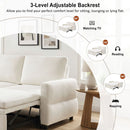 Convertible Sofa Bed Loveseat With Adjustable Backrest And USB Ports by HouseOfZazla