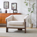 Sierra - Vintage Modern Accent Chair With Deep Cushions And Wide Armrests by HouseOfZazla