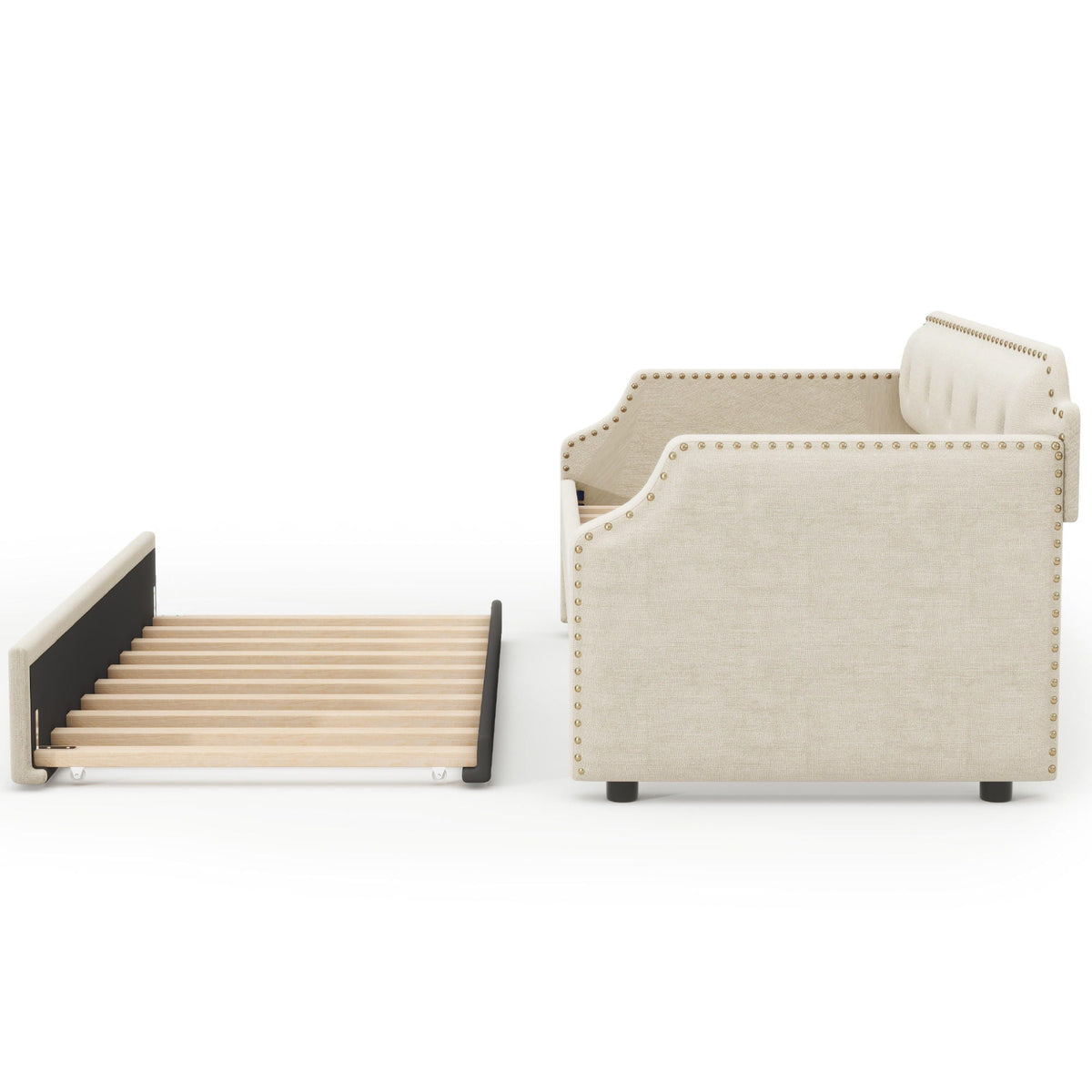Upholstered Daybed With Trundle, photo 4 of 40
