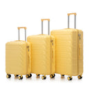 3 Pieces Set 20" / 24" / 28" Spinner Wheel Luggage With Combination Lock by HouseOfZazla