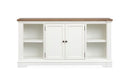 Kingston - Credenza - Whisper White And Cerused Nutmeg by Unique Piece Furniture