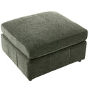 Modern Modular U-Shaped Sofa Bed With Movable Ottoman, USB Ports, Phone Holder by HouseOfZazla