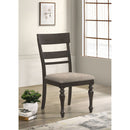 Kavita - Dining Side Chair (Set of 2) - Charcoal