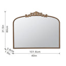Arch Mirror, Baroque Inspired Wall Decor For Bathroom, Bedroom, Living Room by Unique Piece Furniture