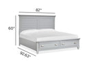 Charleston - Panel Storage Bed