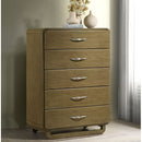Tully - 5 Drawer Chest - Nutmeg Brown by HouseOfZazla