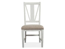 Heron Cove - Dining Side Chair With Upholstered Seat (Set of 2) - Chalk White