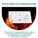 Glossy White Ceramic Integrated Sink by HouseOfZazla