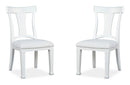 Kingston - Upholstered Side Chair (Set of 2) - Whisper White And Cerused Nutmeg by Unique Piece Furniture
