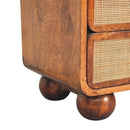 Larissa - 2 Drawer Nightstand - Brown by HouseOfZazla