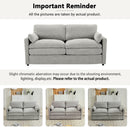 Cozy Upholstered Cushion Loveseat Sofa For Living Room by HouseOfZazla