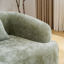 Modular L-Shape Sectional Sofa With Curved Chaise by HouseOfZazla