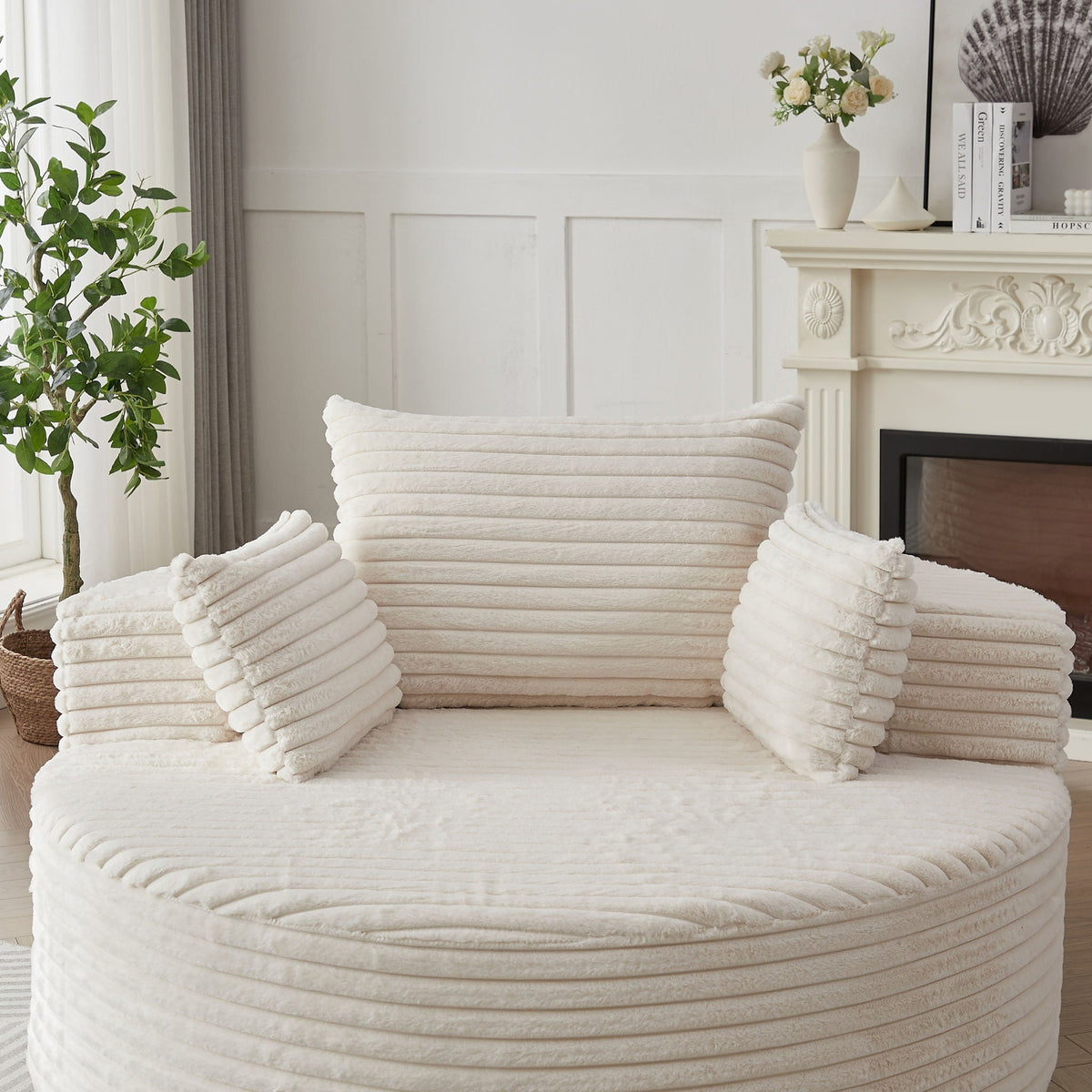 Swivel Chair With 360° Rotation For Living Room, photo 6 of 40