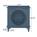 Hollow - Carved 2 Doors Accent Cabinet