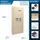 Durable Biometric Wall Safe by HouseOfZazla