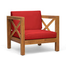 Brava Mid-Century Modern Club Chair with Water Resistant Cushions by HouseOfZazla