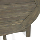 Outdoor 3 Piece Half Round Folding Bistro Set by HouseOfZazla
