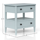 Open Nightstand With 2 Drawers by Unique Piece Furniture