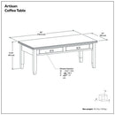 Artisan - Coffee Table - Russet Brown