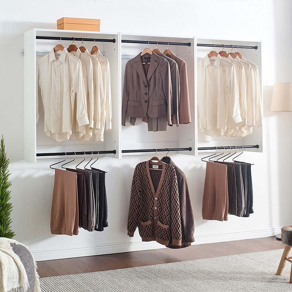 Devi - Wall Mounted Wood Closet System, photo 5 of 23