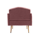 Accent Chair, leisure single sofa with Rose Golden feet