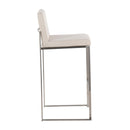 Fuji - Contemporary And Modern Elegance High Back Barstool by HouseOfZazla