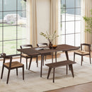 Capri 47-78.5" Solid Dining Table