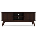 Draper - Handcrafted Mid Century Low TV Media Stand