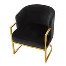 Upholstered Reading Accent Armchair For Living Room