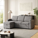 MH85.8' Sleeper Sofa, Sofa Bed - 2 in 1 Pull Out Sofa Bed with Storage Sofa, Sofa Sleeper with Pull Out Bed with Charging Port