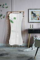 Poppy Mirror With Metal Frame Contemporary Design For Bathroom, Entryway Wall Decor by HouseOfZazla
