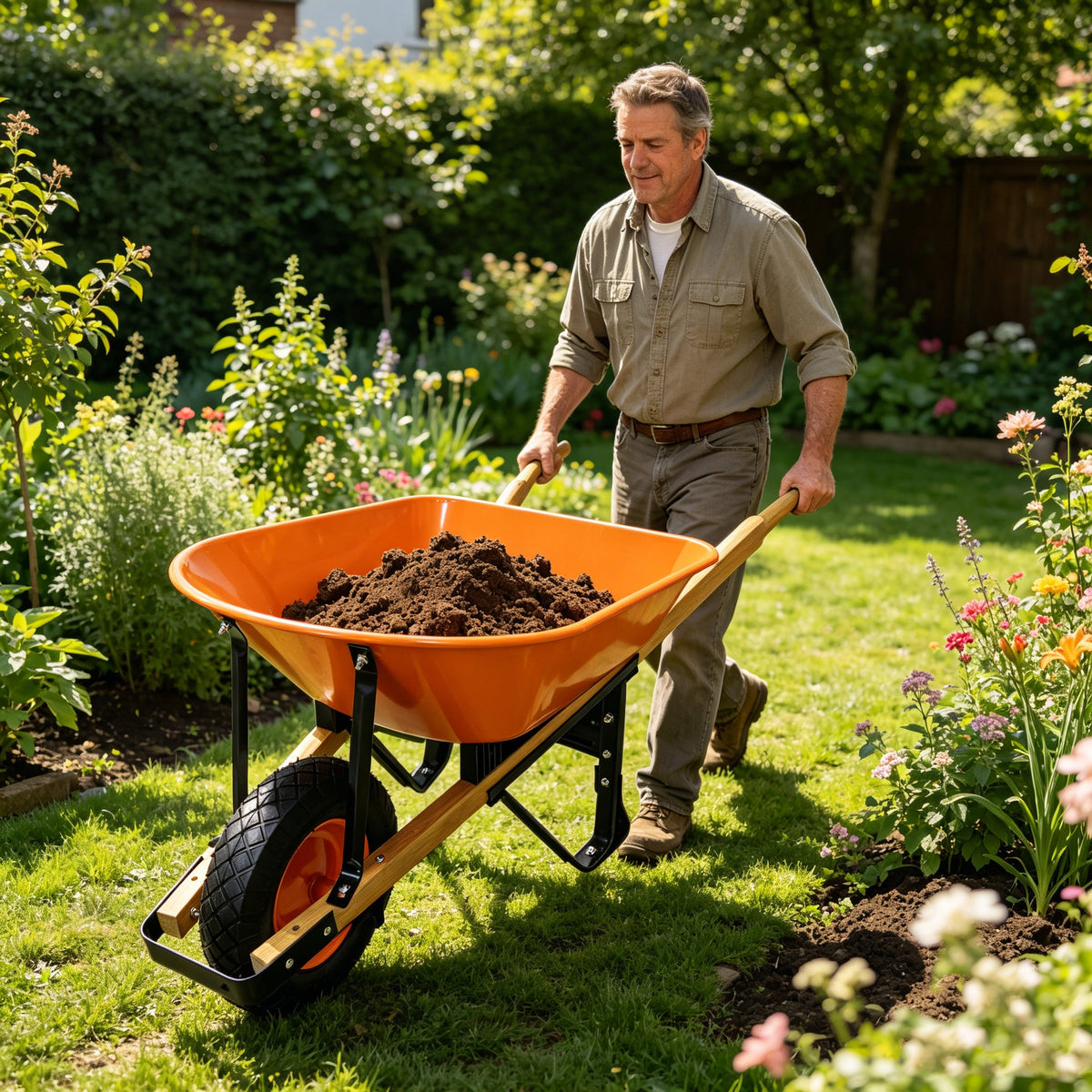 Steel Tray Wheel Barrow, photo 8 of 10