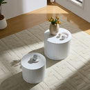 Handcrafted Nested Table Set, 2 Pieces by Unique Piece Furniture